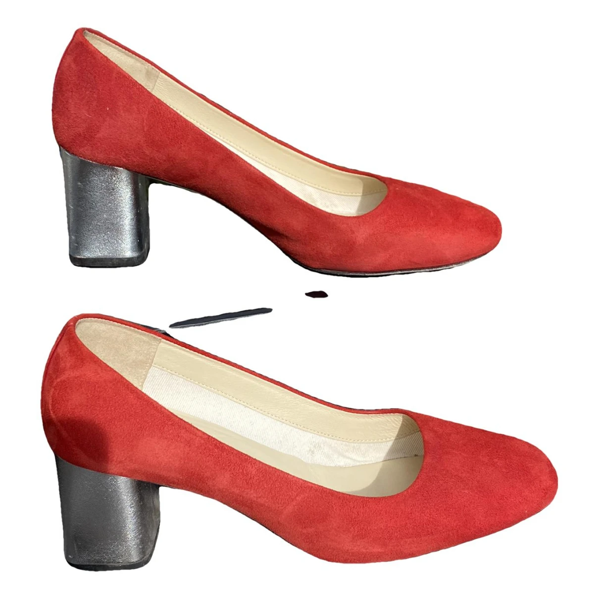 Pre-owned Repetto Heels In Red
