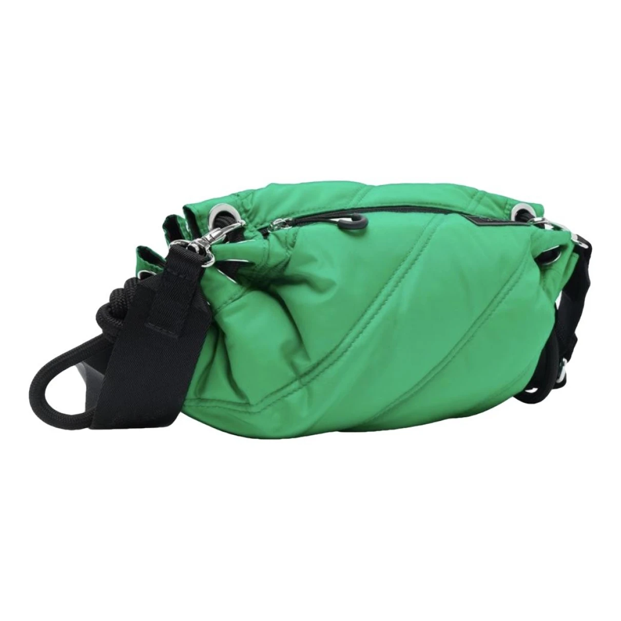 Pre-owned Ganni Handbag In Green