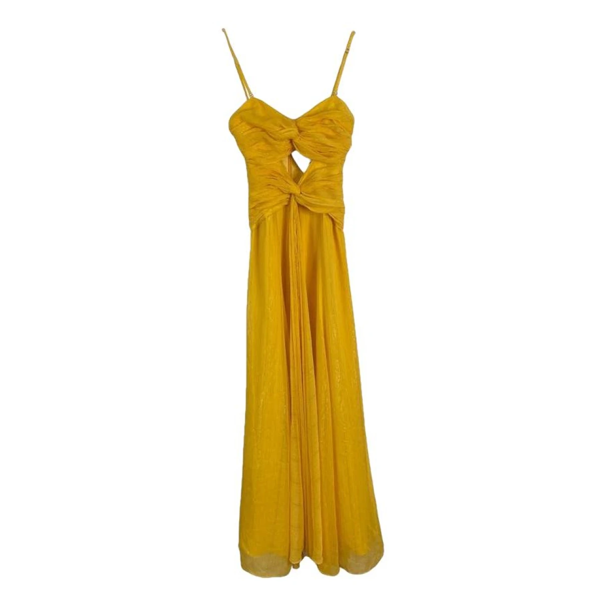 Pre-owned Likely Maxi Dress In Yellow