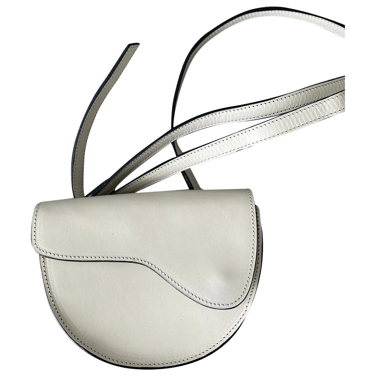Pre-owned Atp Atelier Leather Handbag In White