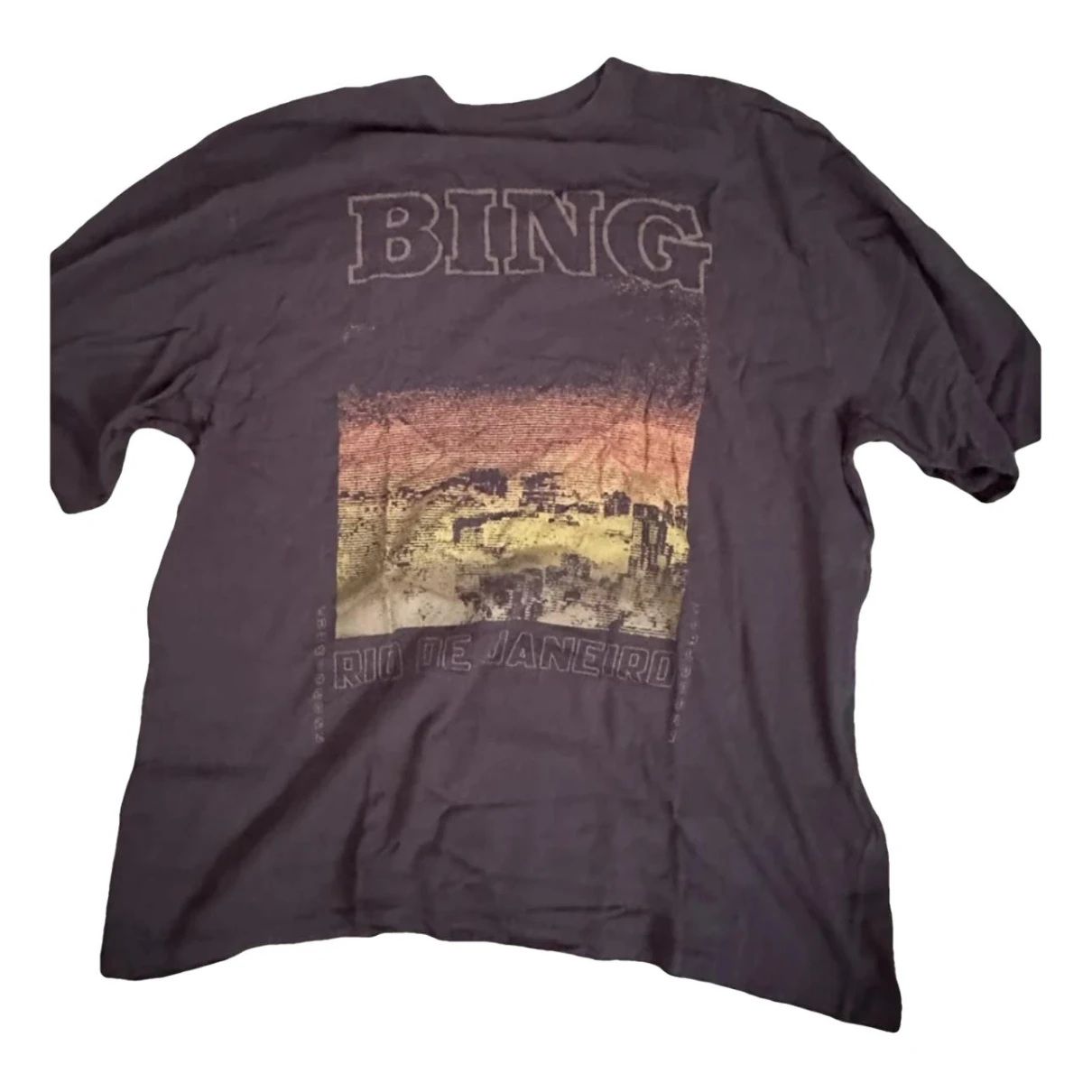 Pre-owned Anine Bing Spring Summer 2019 T-shirt In Grey