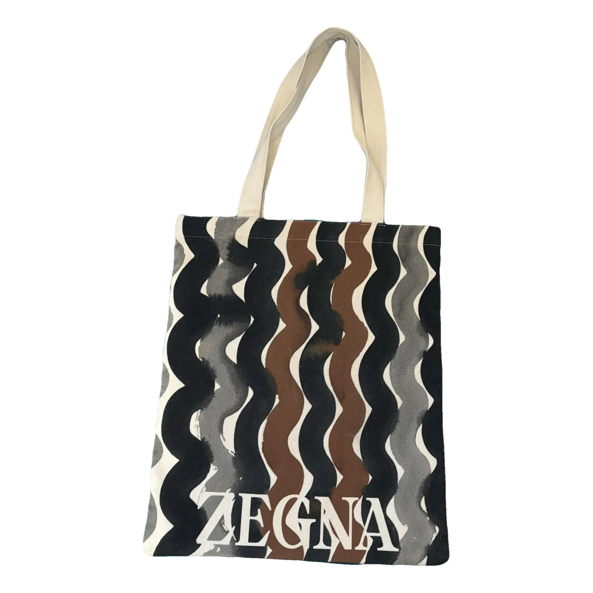 Pre-owned Zegna Tote In White