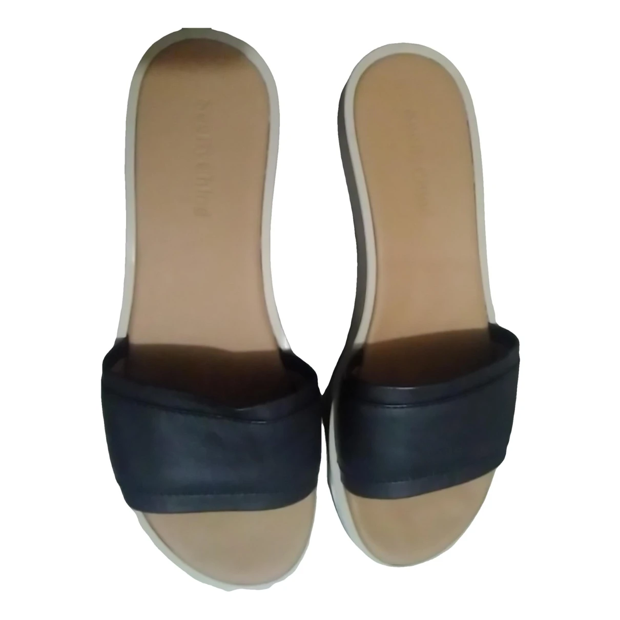 Pre-owned See By Chloé Leather Mules In Black