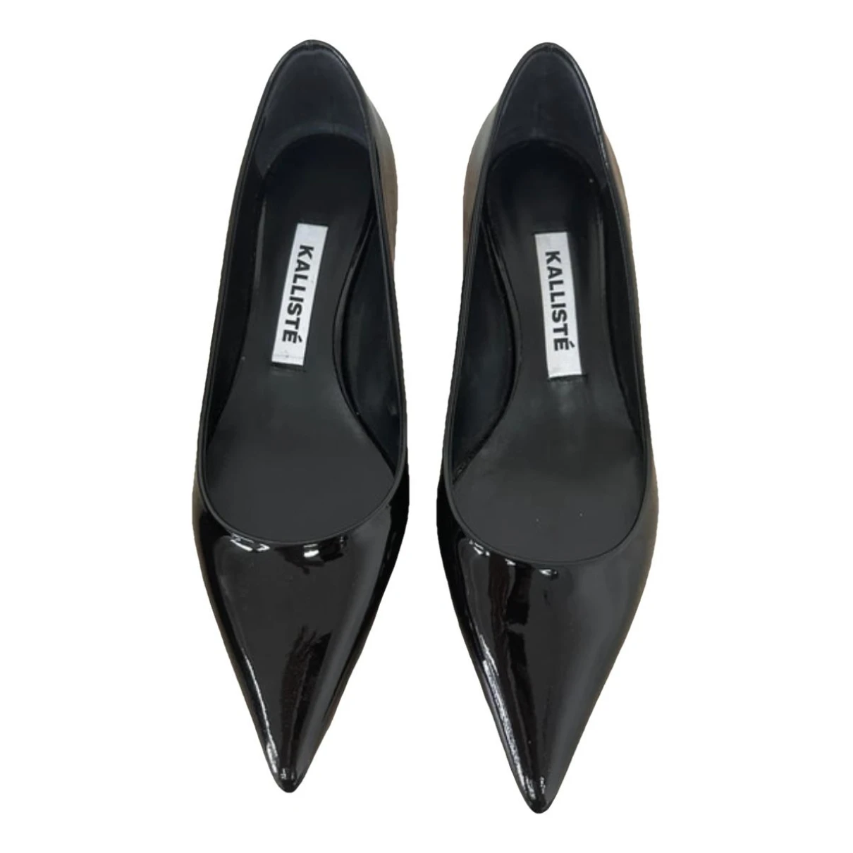 Pre-owned Kallisté Patent Leather Heels In Black