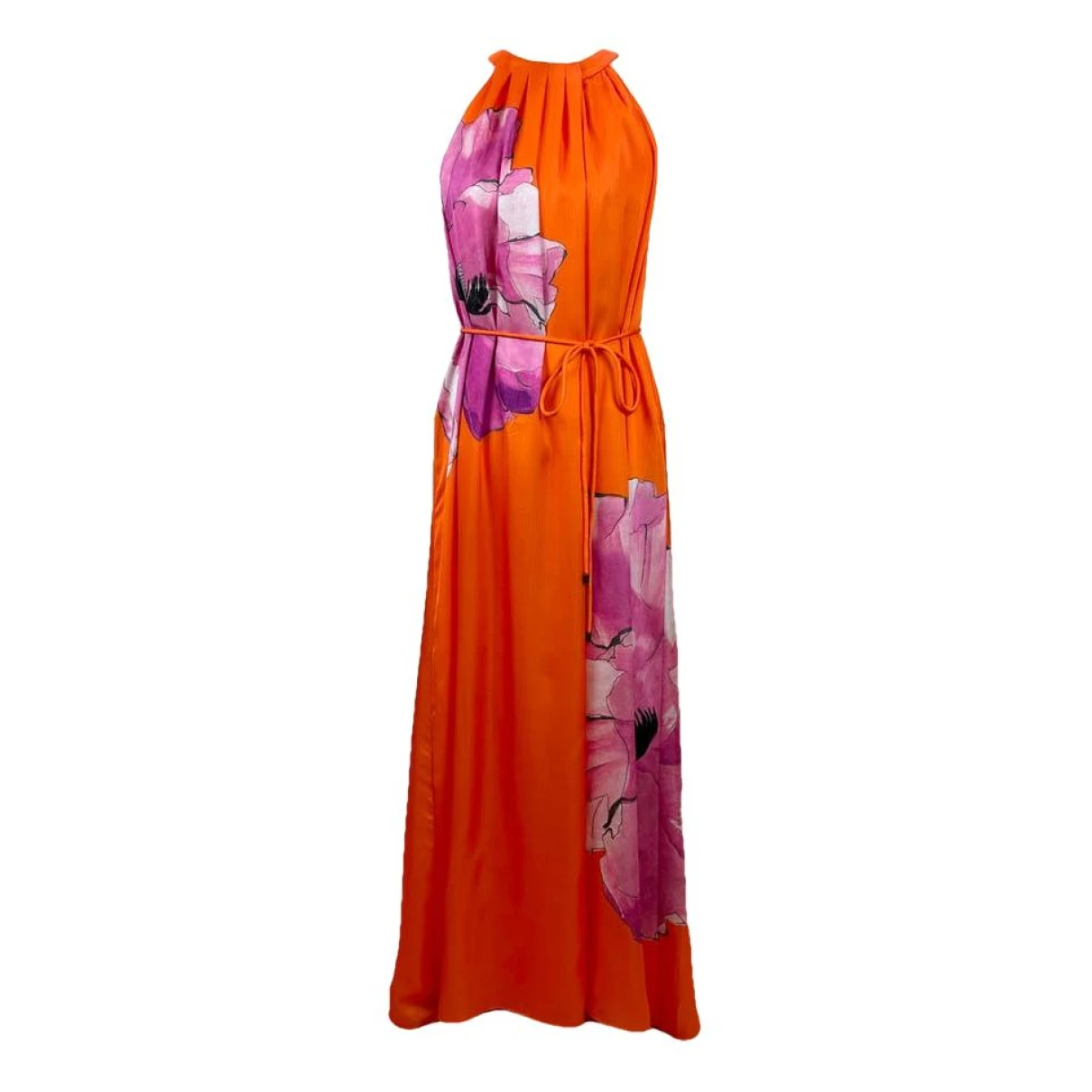Pre-owned Ted Baker Maxi Dress In Orange