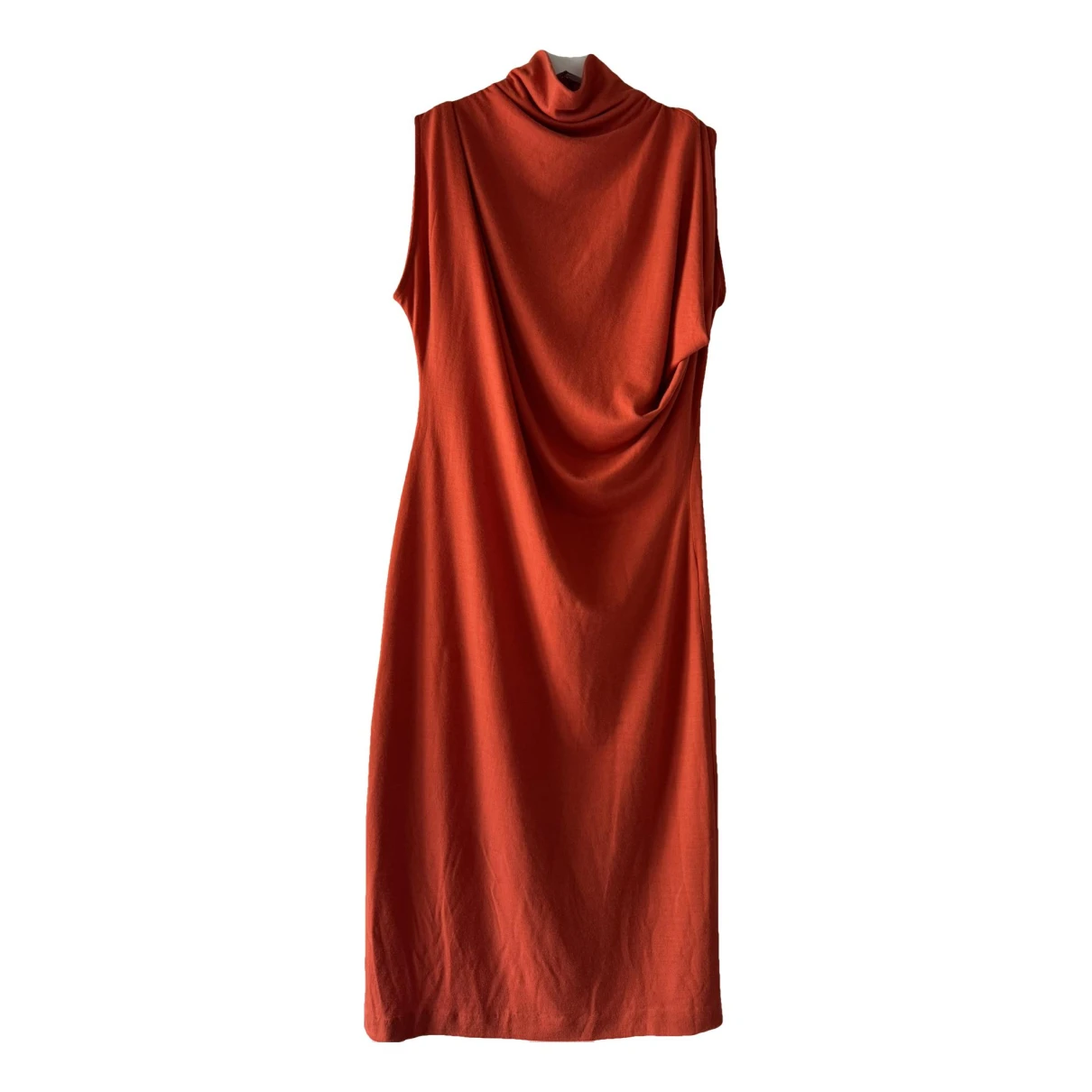 Pre-owned Stella Mccartney Wool Mid-length Dress In Red