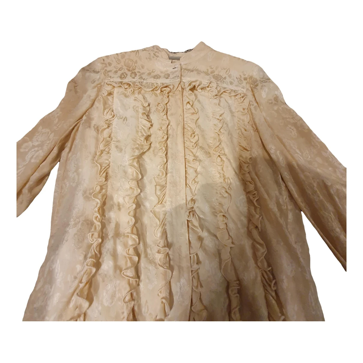 Pre-owned Valentino Silk Blouse In Yellow
