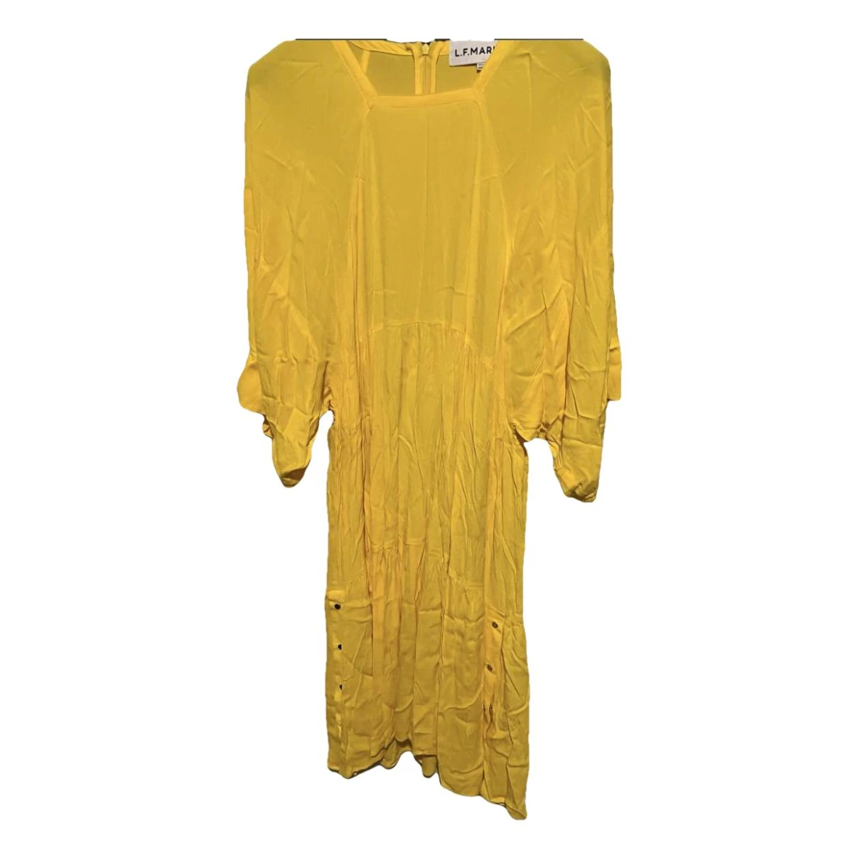 Pre-owned L.f.markey Mid-length Dress In Yellow