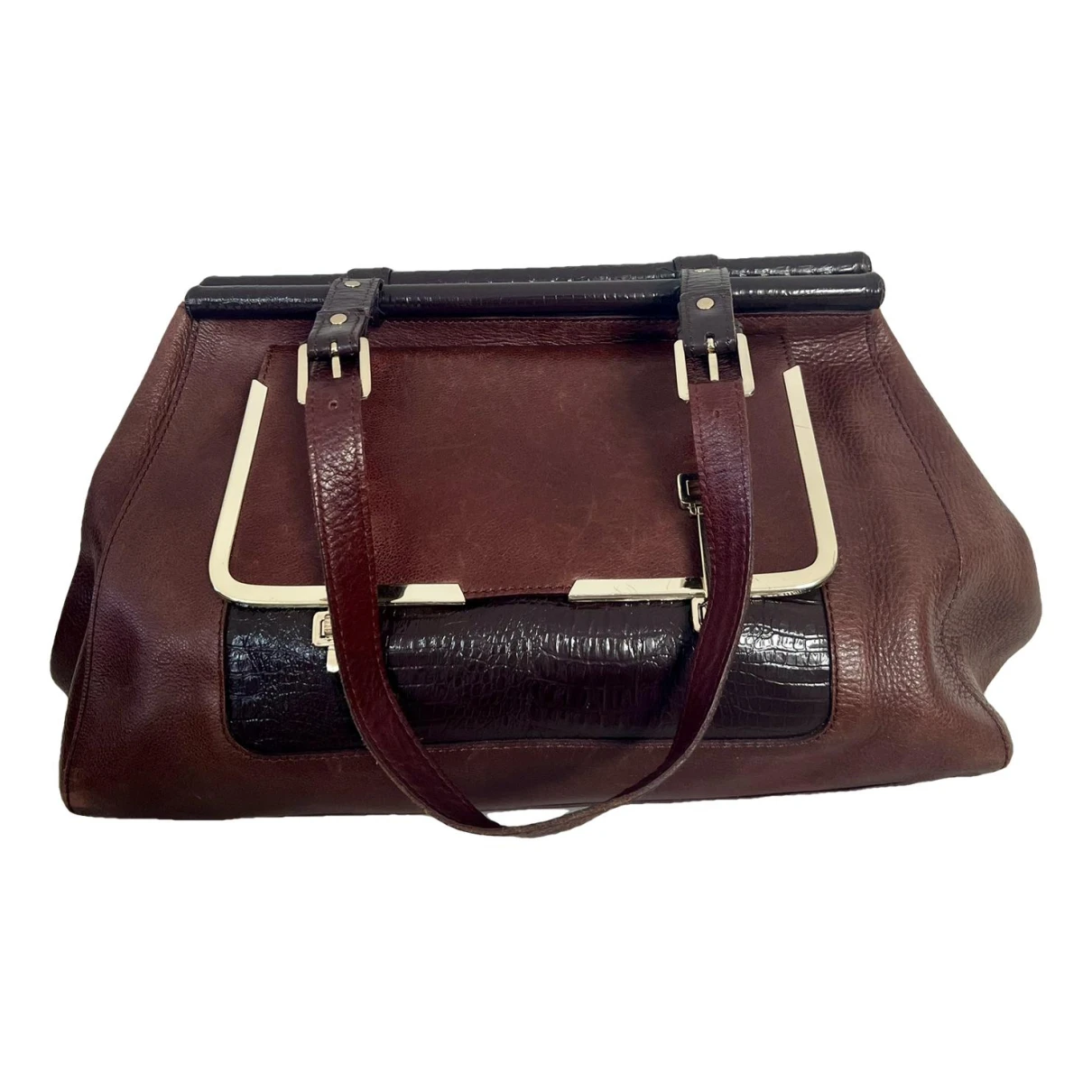 Pre-owned Whistles Leather Tote In Brown