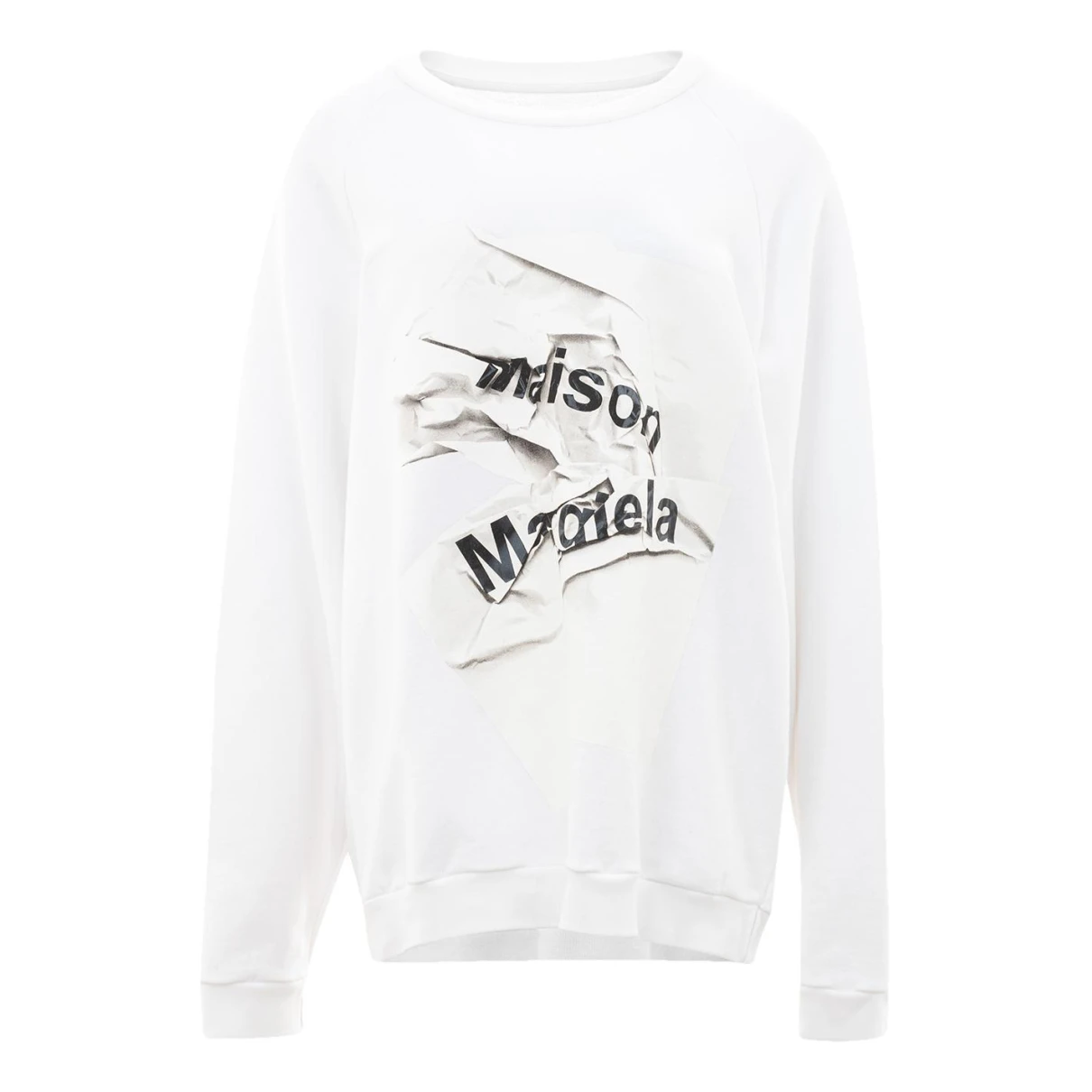 Pre-owned Maison Margiela Sweatshirt In White