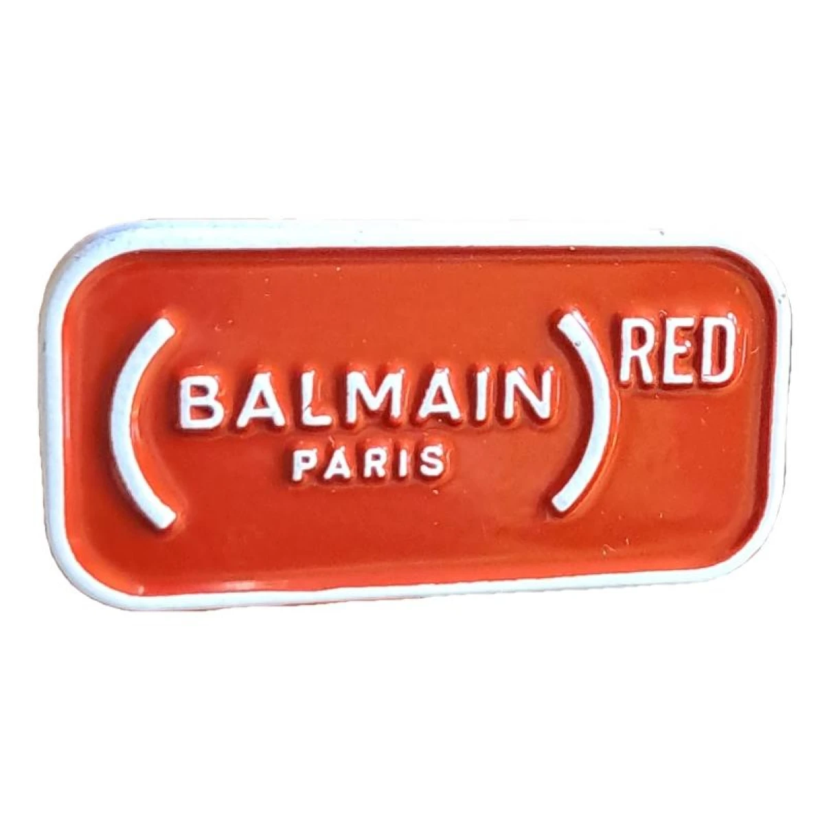 Pre-owned Balmain Pin & Brooche In Red