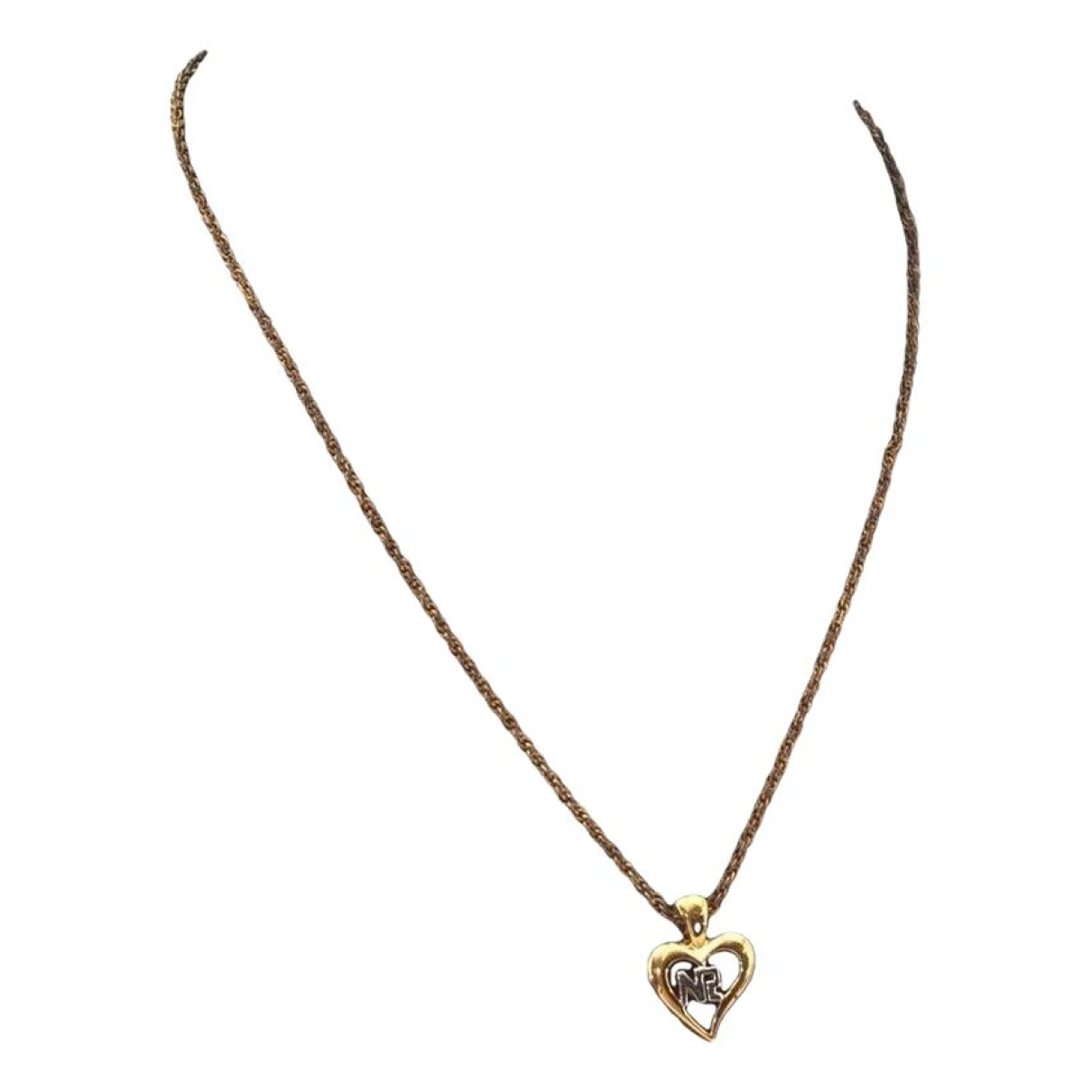 Pre-owned Nina Ricci Long Necklace In Gold