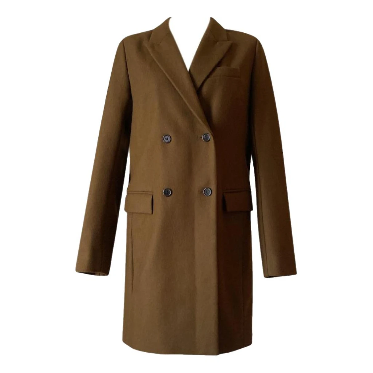 Pre-owned Isabel Marant Étoile Wool Coat In Brown