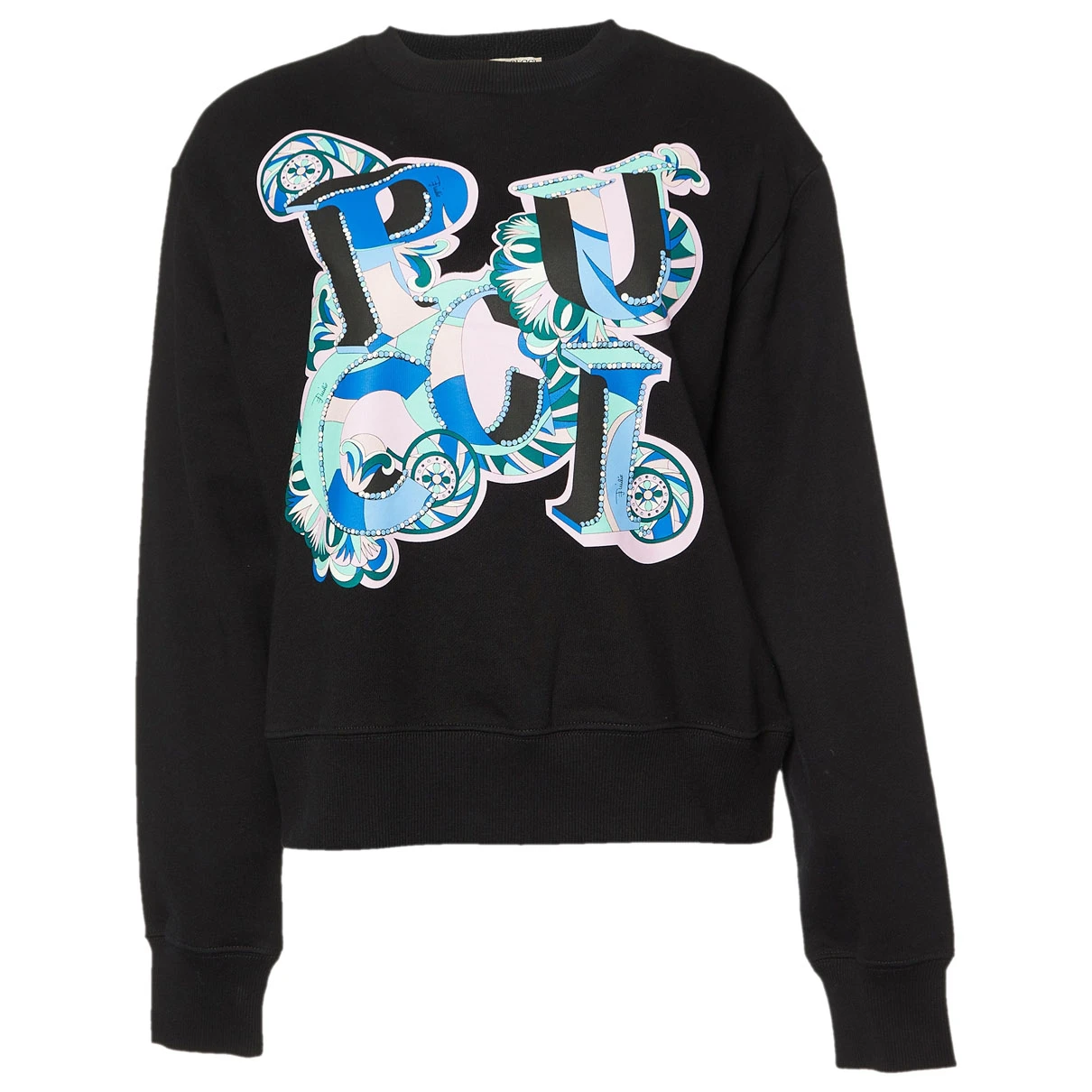 Pre-owned Emilio Pucci Sweatshirt In Black