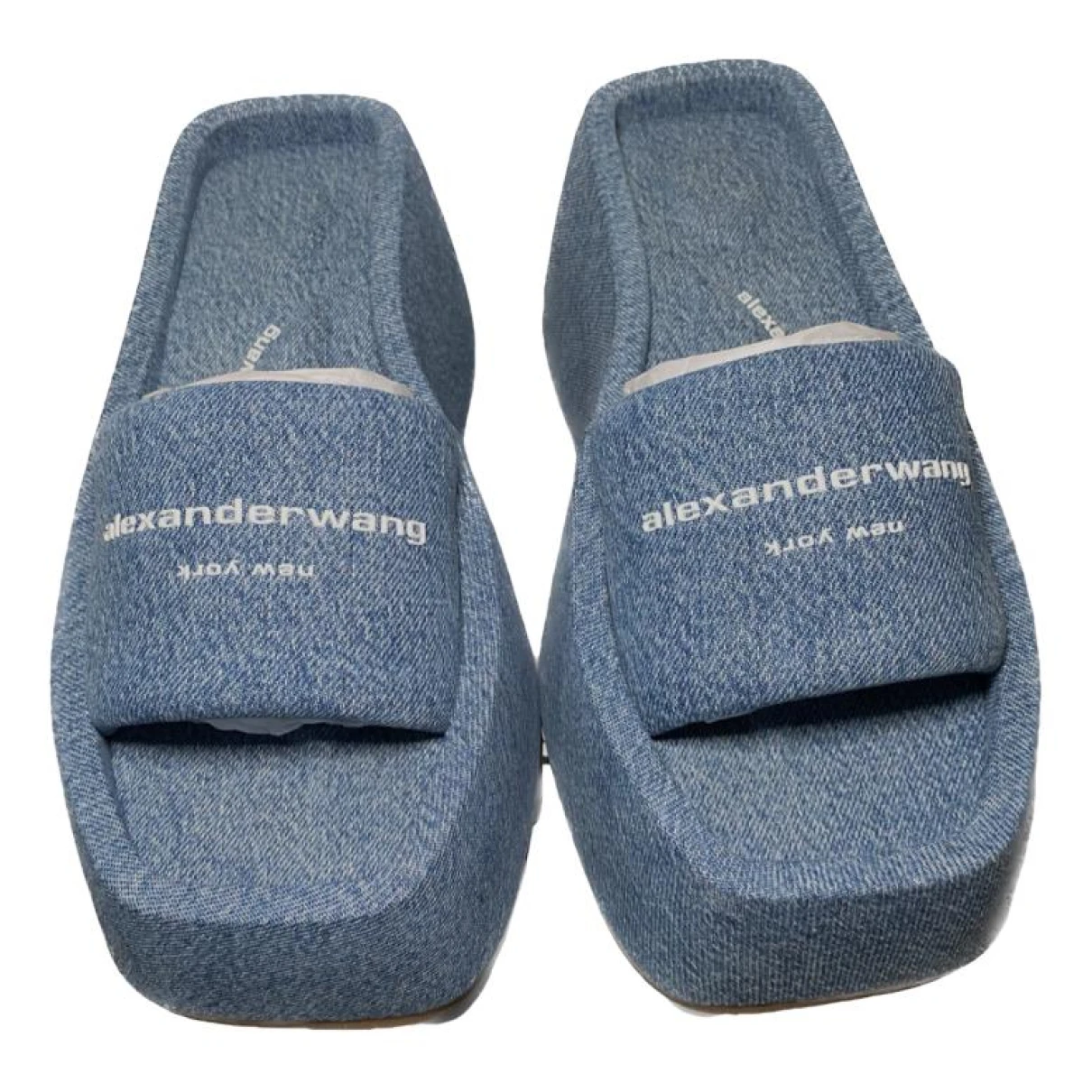 Pre-owned Alexander Wang Cloth Mules & Clogs In Other
