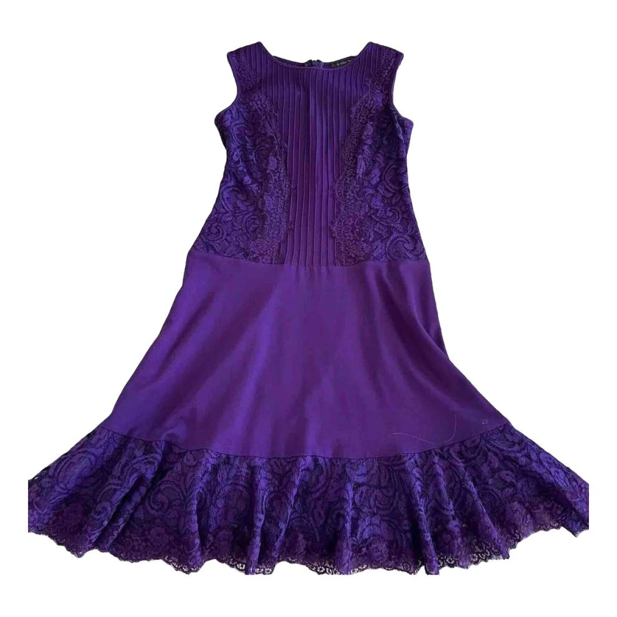 Pre-owned Tadashi Shoji Mid-length Dress In Purple