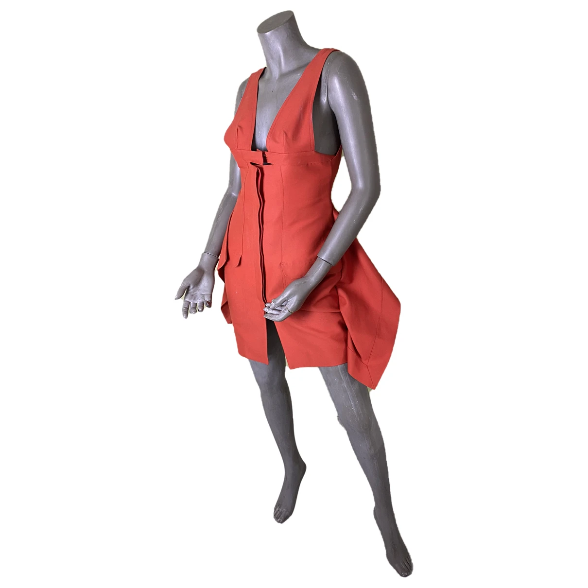 Pre-owned Jacquemus La Collectionneuse Mini Dress In Red
