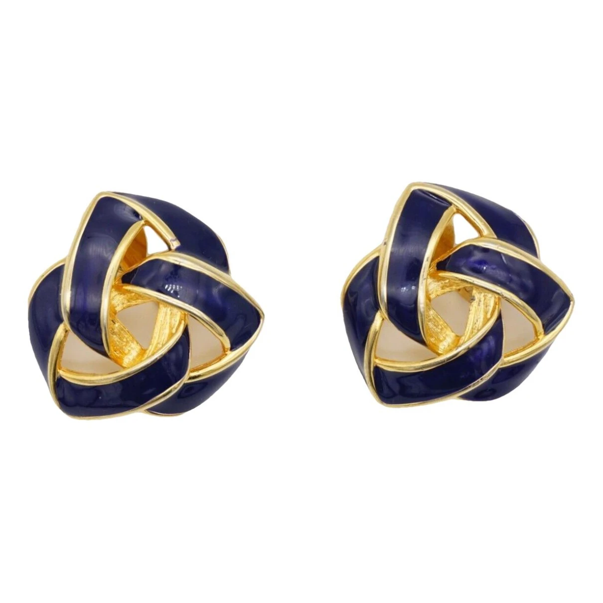 Pre-owned Givenchy Earrings In Navy