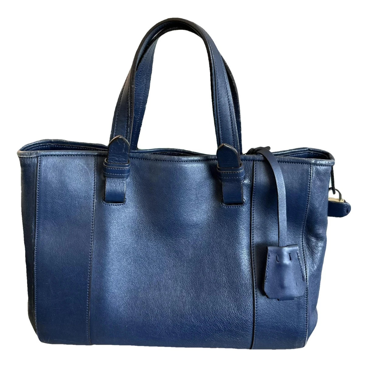 Pre-owned Fratelli Rossetti Leather Handbag In Blue