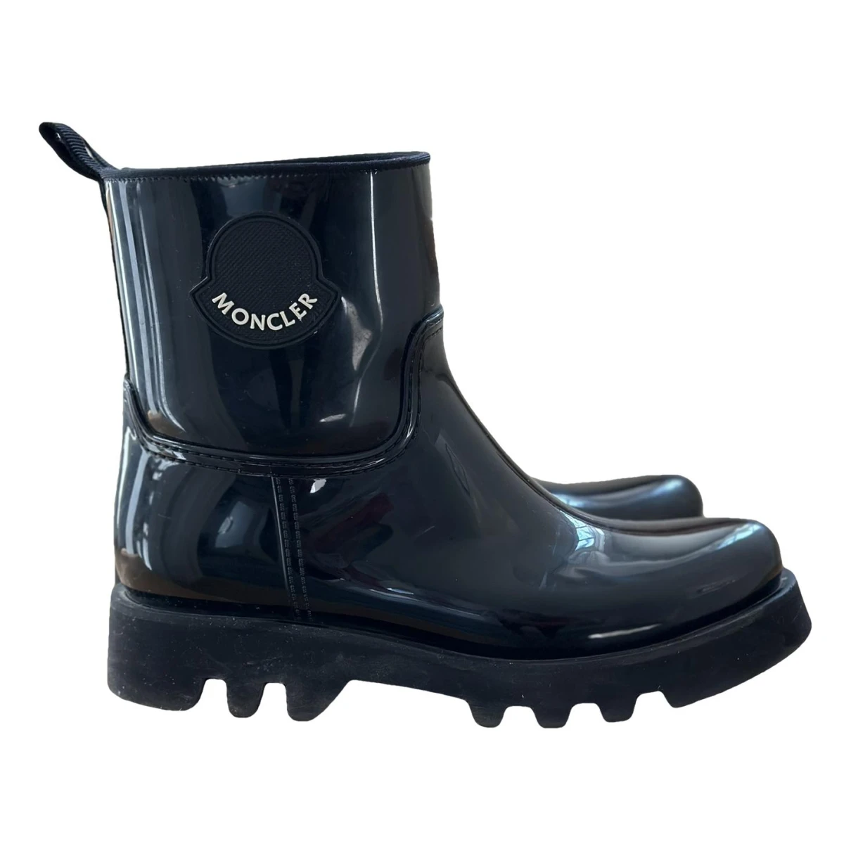 Pre-owned Moncler Boots In Black