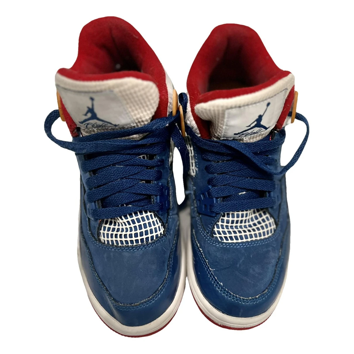 Pre-owned Jordan 1 Cloth Trainers In Blue