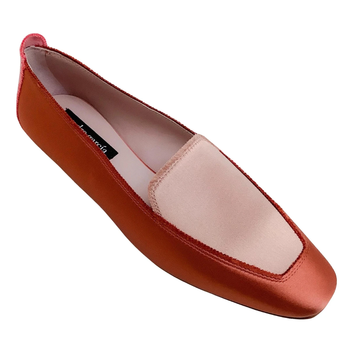Pre-owned Pedro Garcia Cloth Flats In Pink