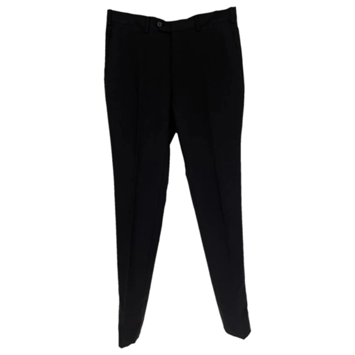 Pre-owned Massimo Dutti Trousers In Black