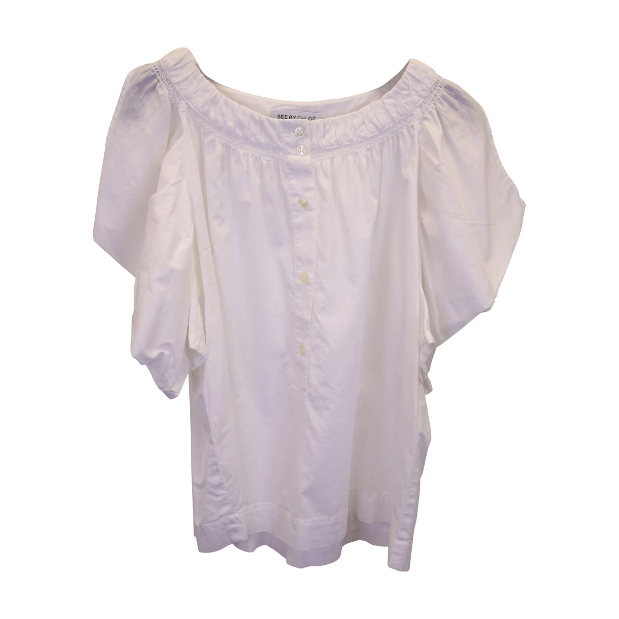 Pre-owned Chloé Blouse In White