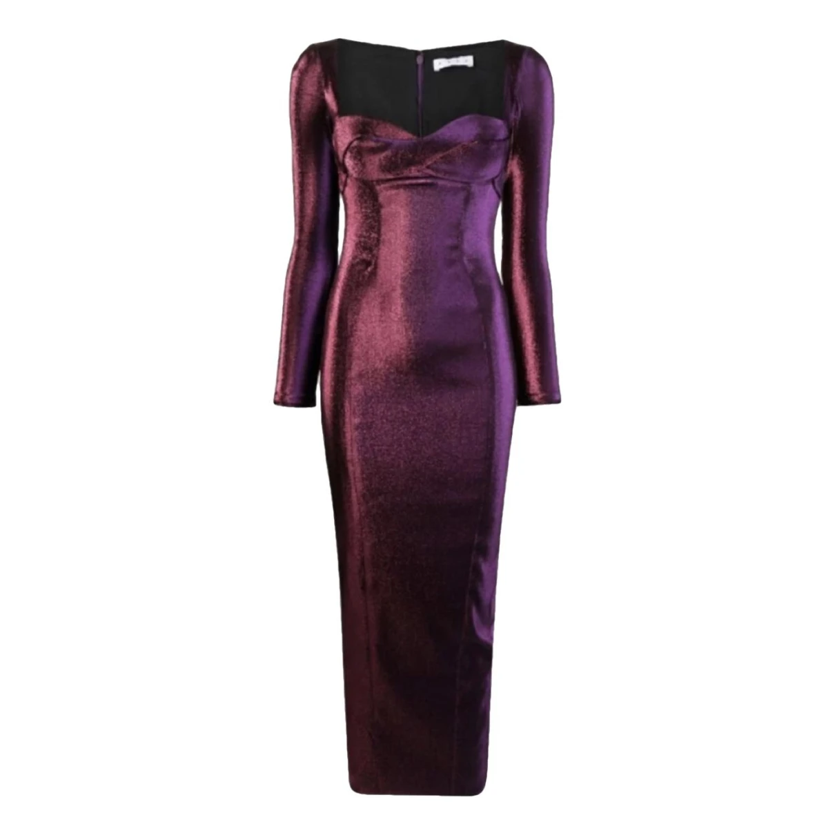 Pre-owned Area Mid-length Dress In Purple
