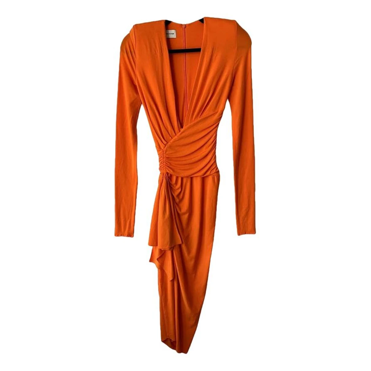 Pre-owned Alexandre Vauthier Mid-length Dress In Orange