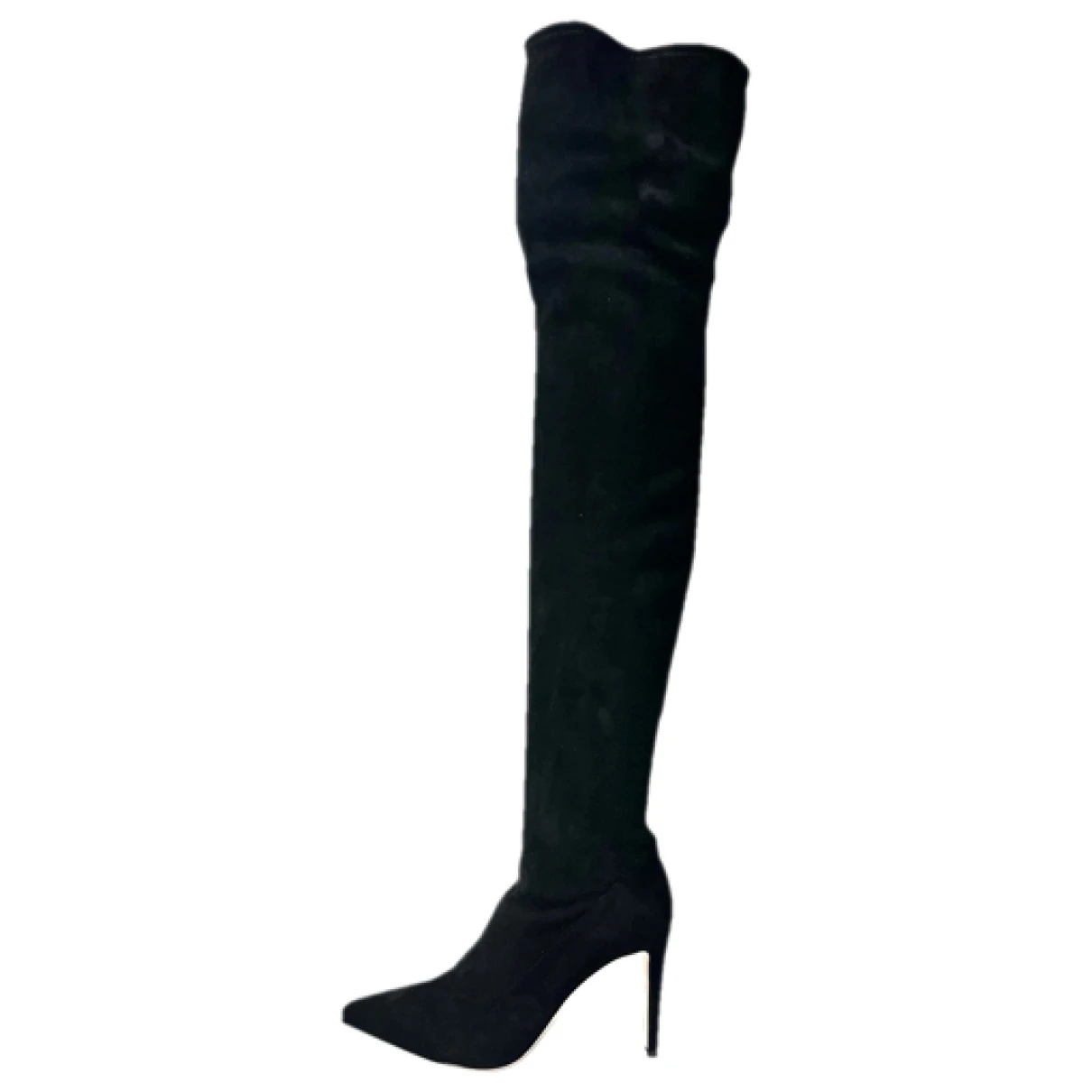 Pre-owned Sergio Rossi Boots In Black