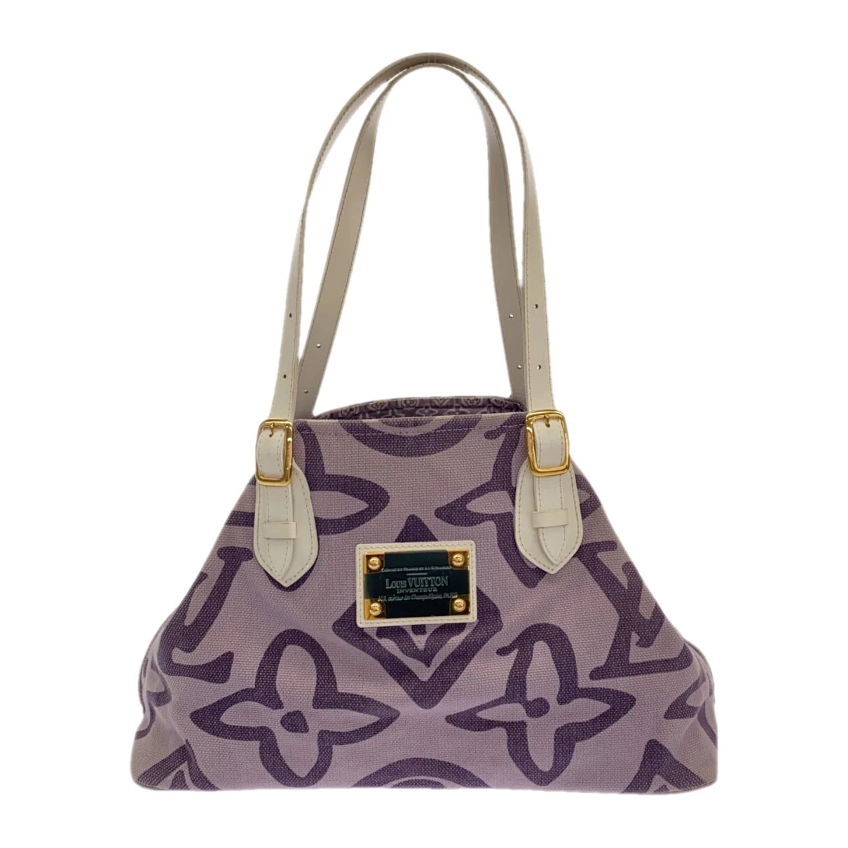 Pre-owned Louis Vuitton Tote In Purple