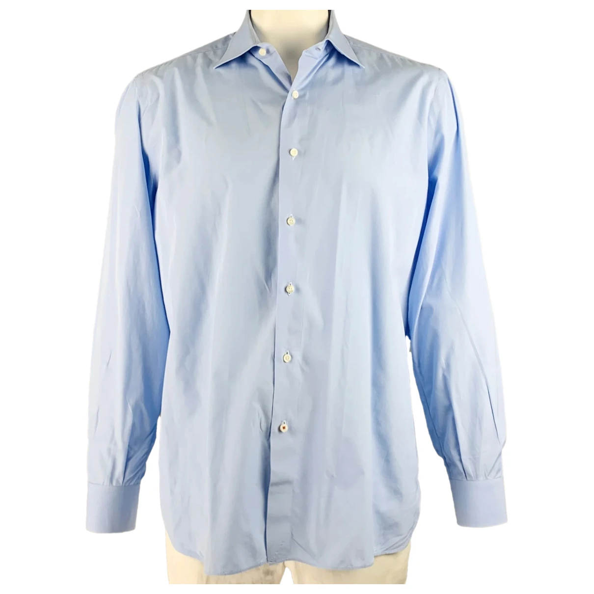 Pre-owned Isaia Shirt In Blue