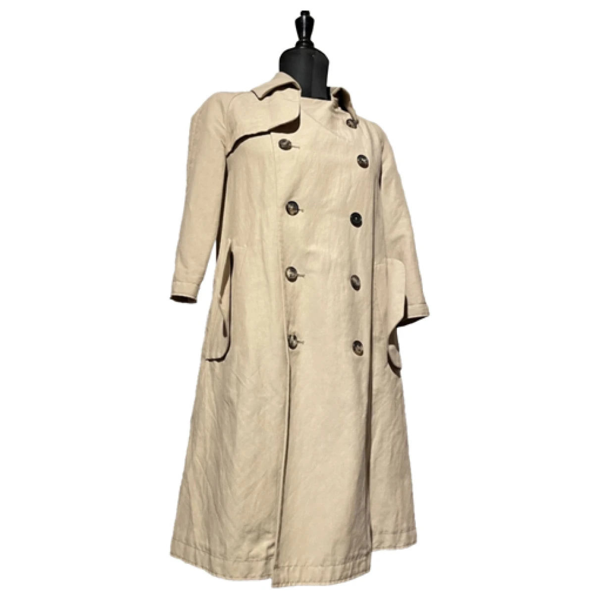 Pre-owned Marni Trench Coat In Beige