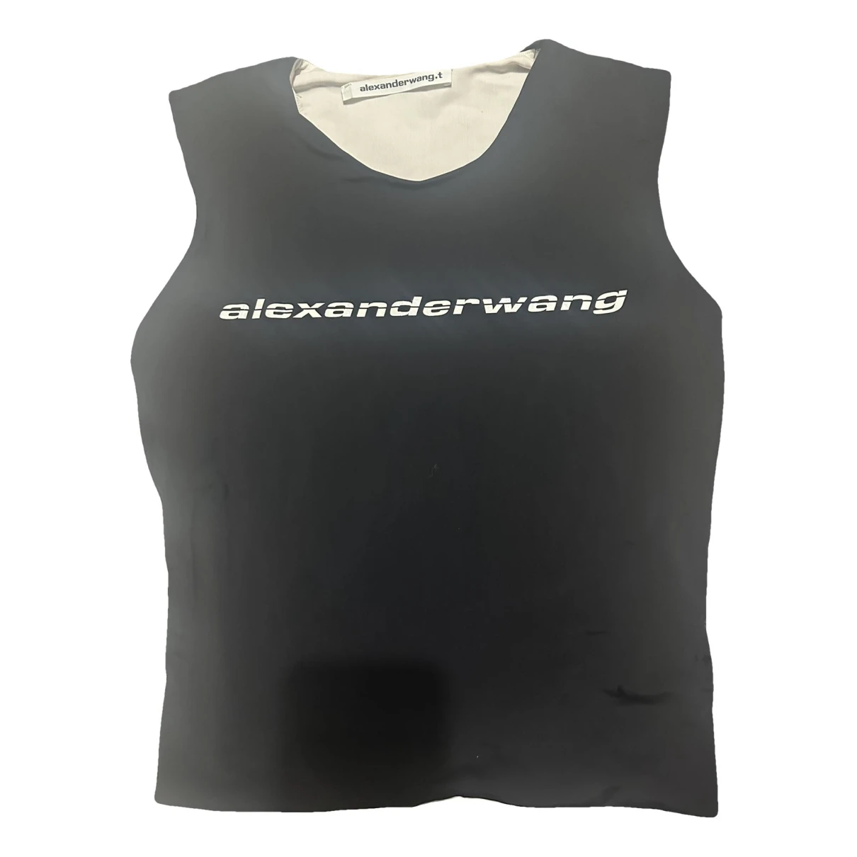 Pre-owned Alexander Wang Silk Shirt In Black