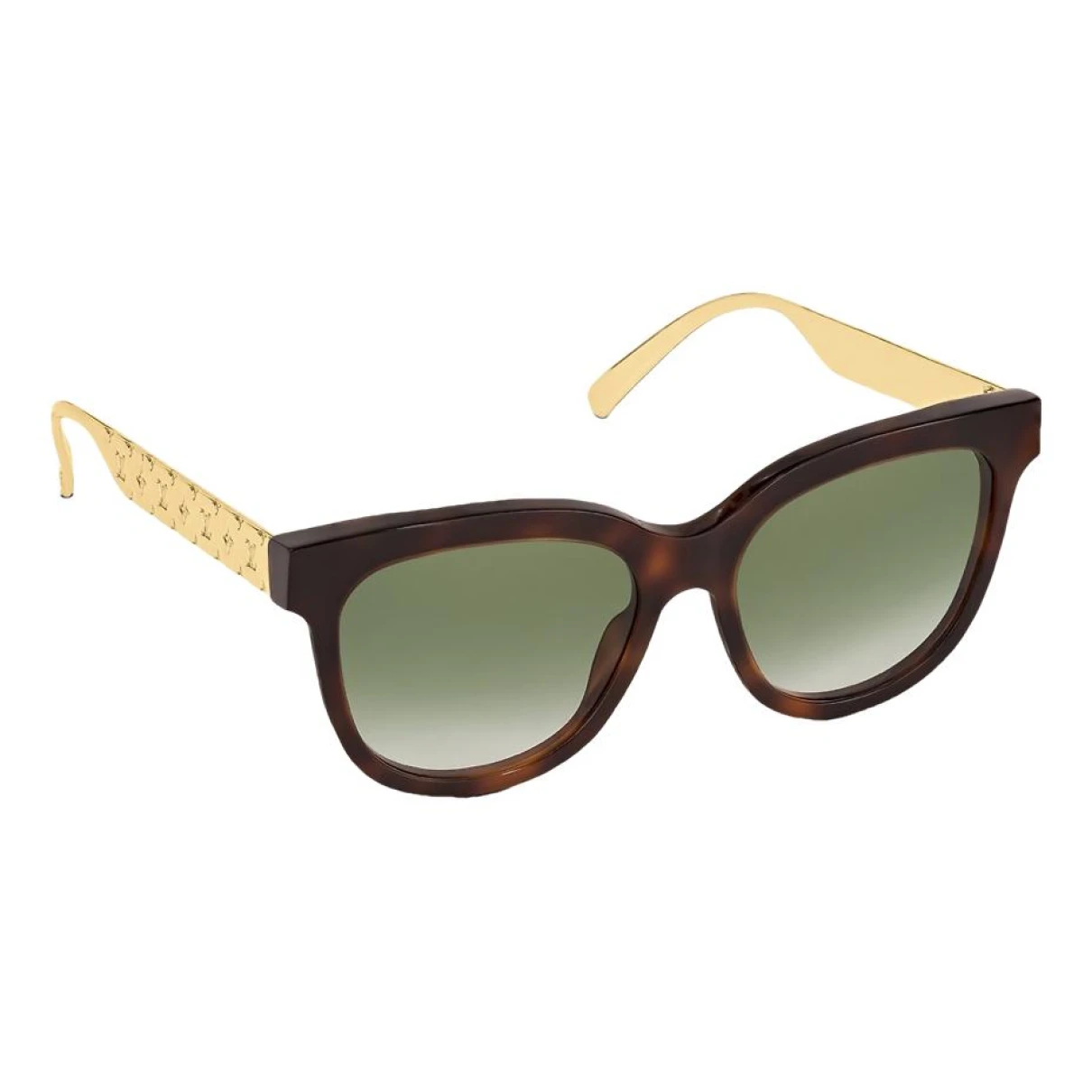 Pre-owned Louis Vuitton Oversized Sunglasses In Brown