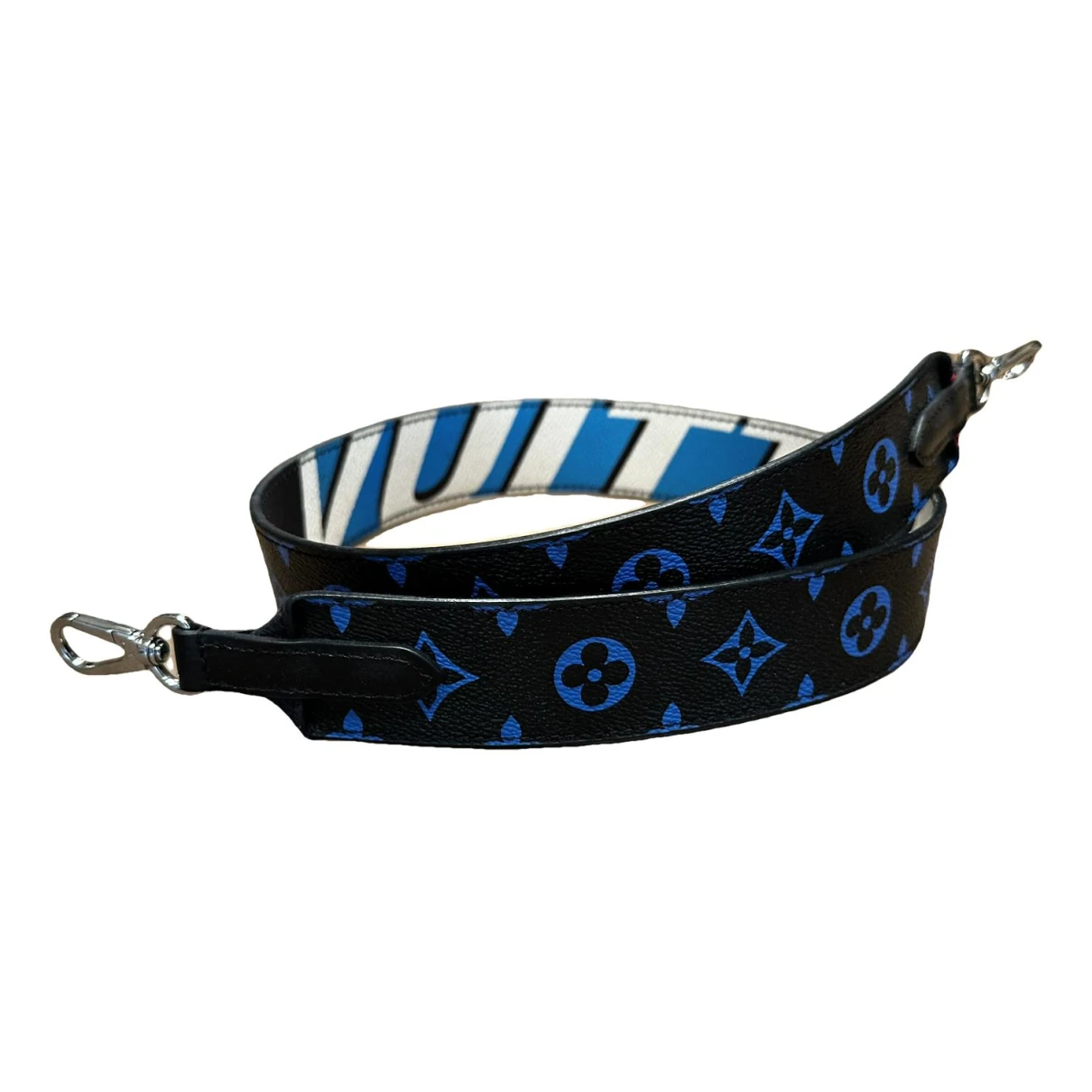 Pre-owned Louis Vuitton Key Ring In Blue