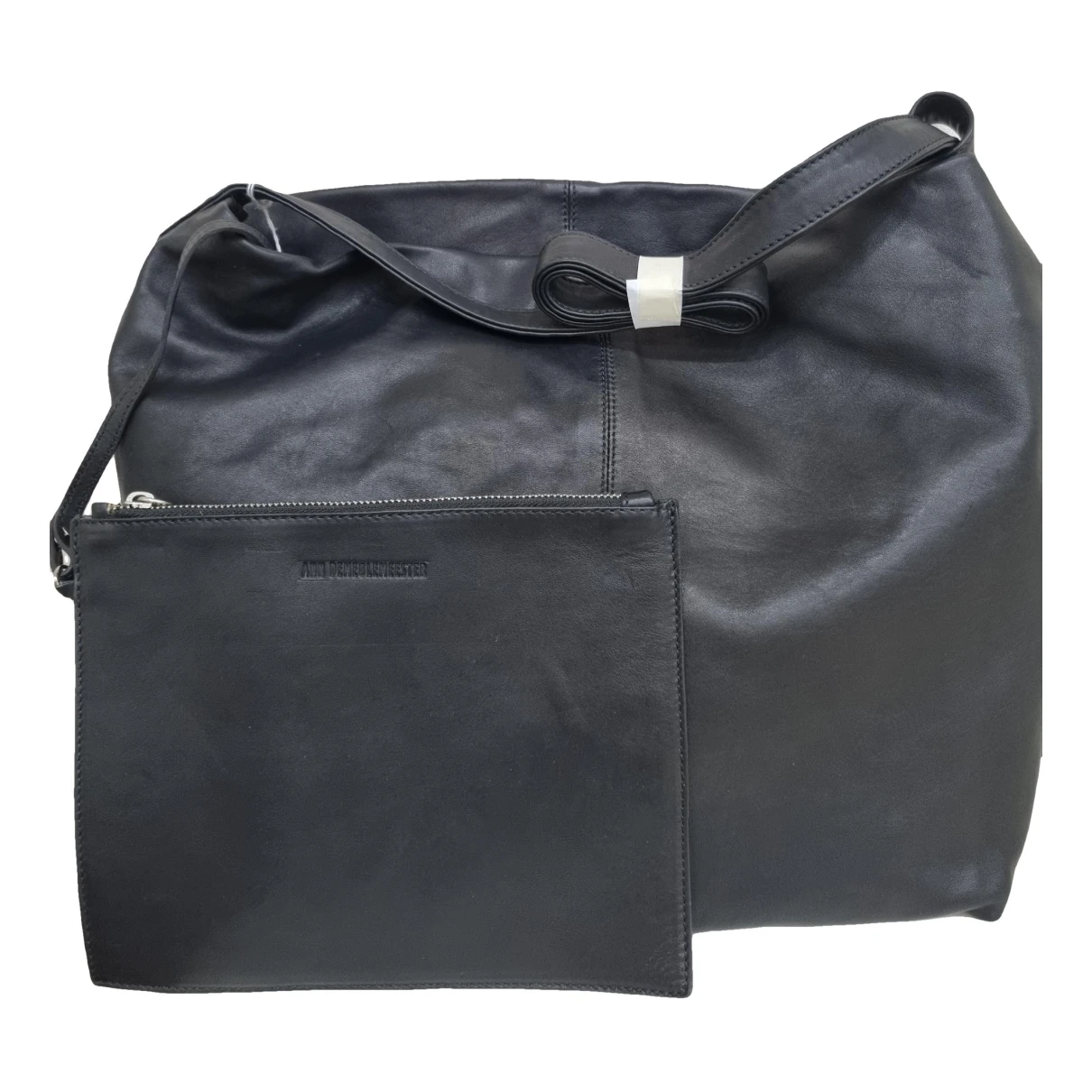 Pre-owned Ann Demeulemeester Leather Handbag In Black