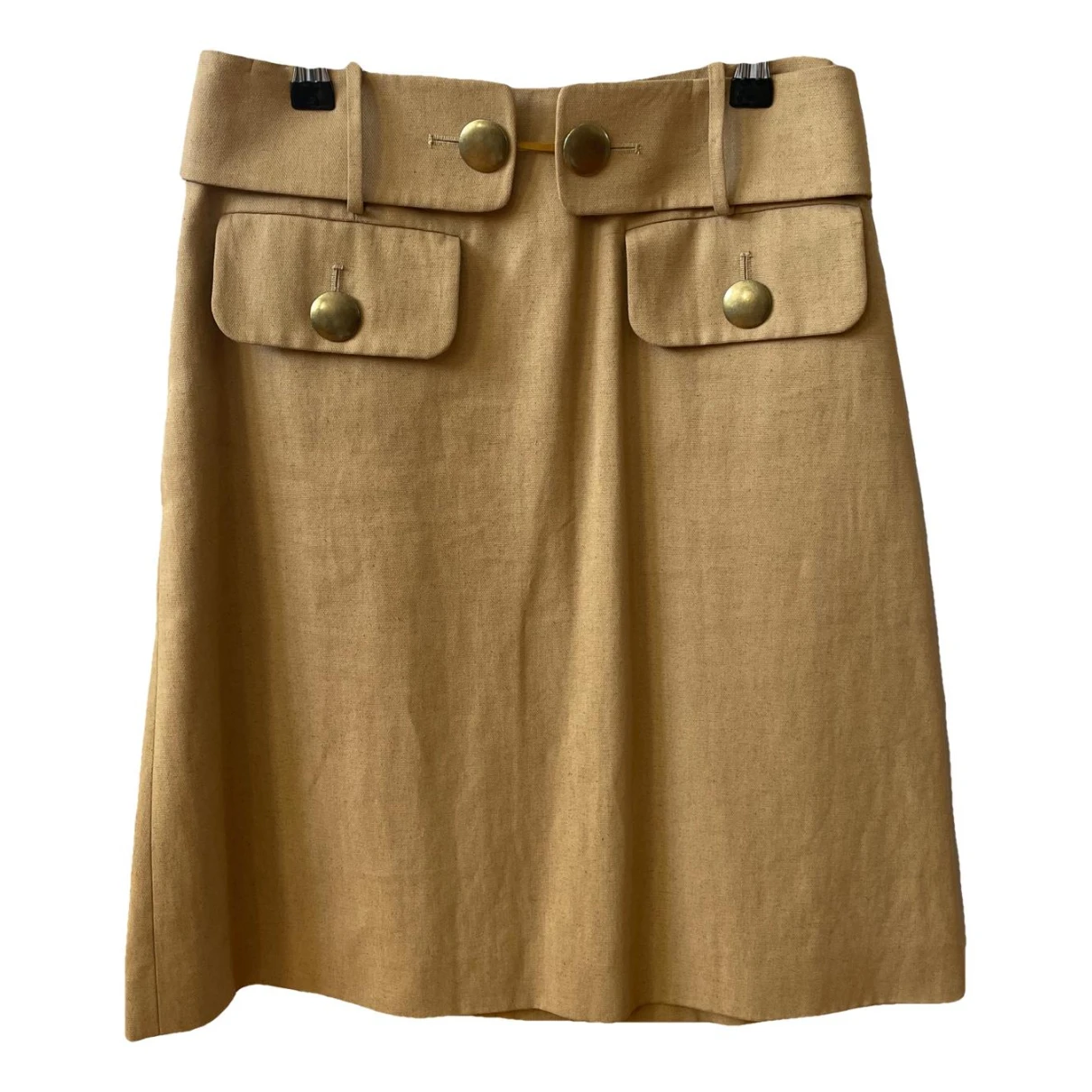 Pre-owned Chloé Mid-length Skirt In Camel