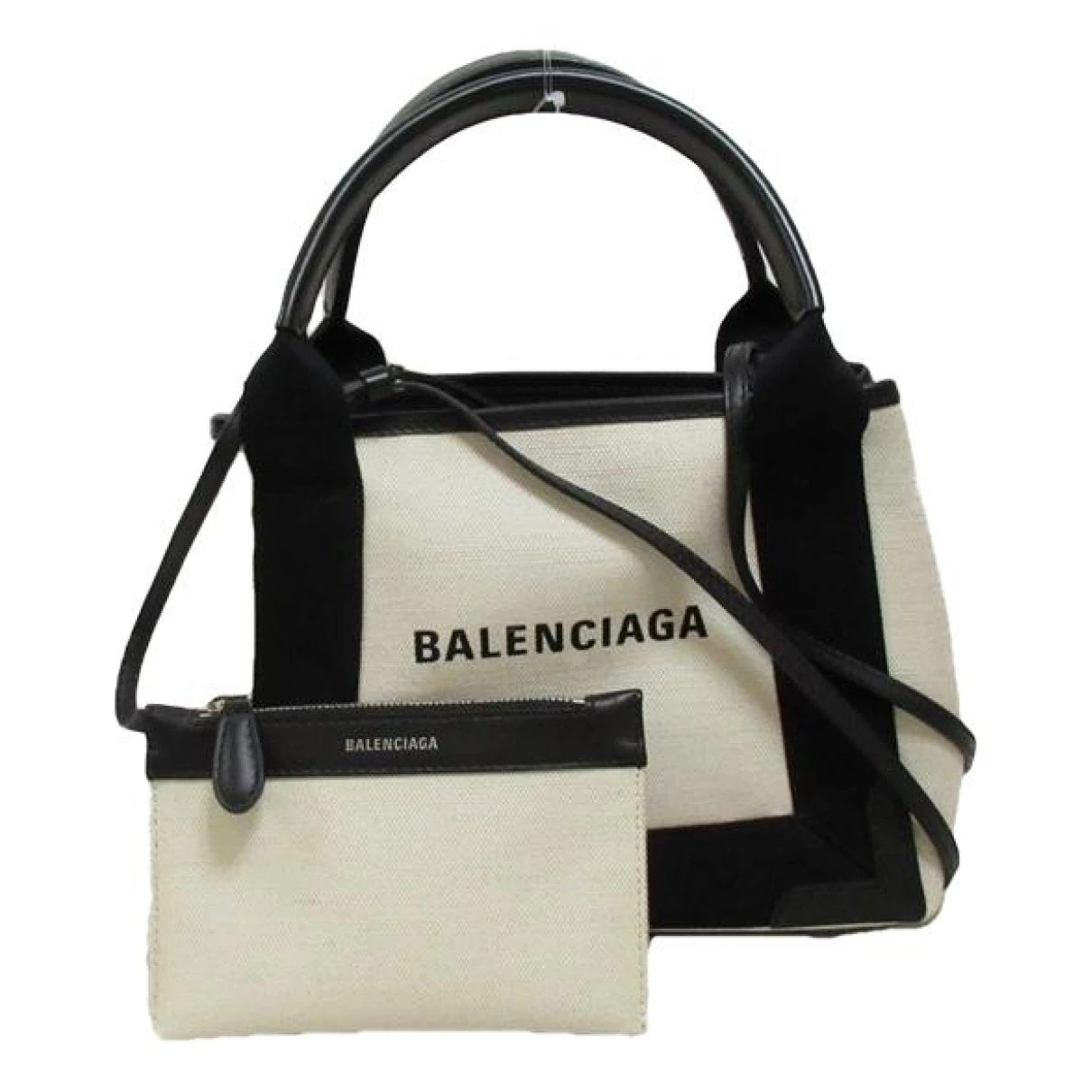 Pre-owned Balenciaga Cloth Tote In White