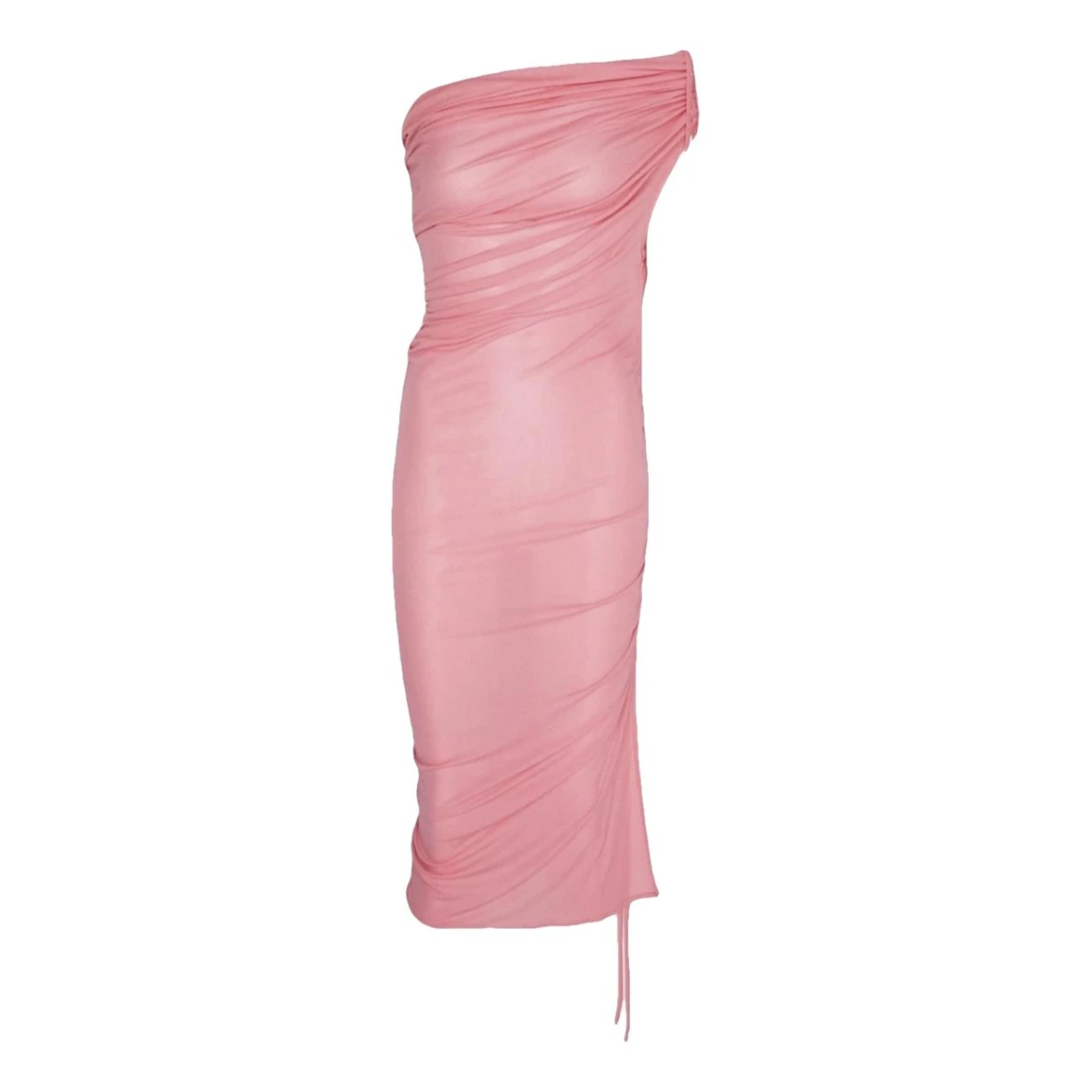 Pre-owned Ioannes Mid-length Dress In Pink