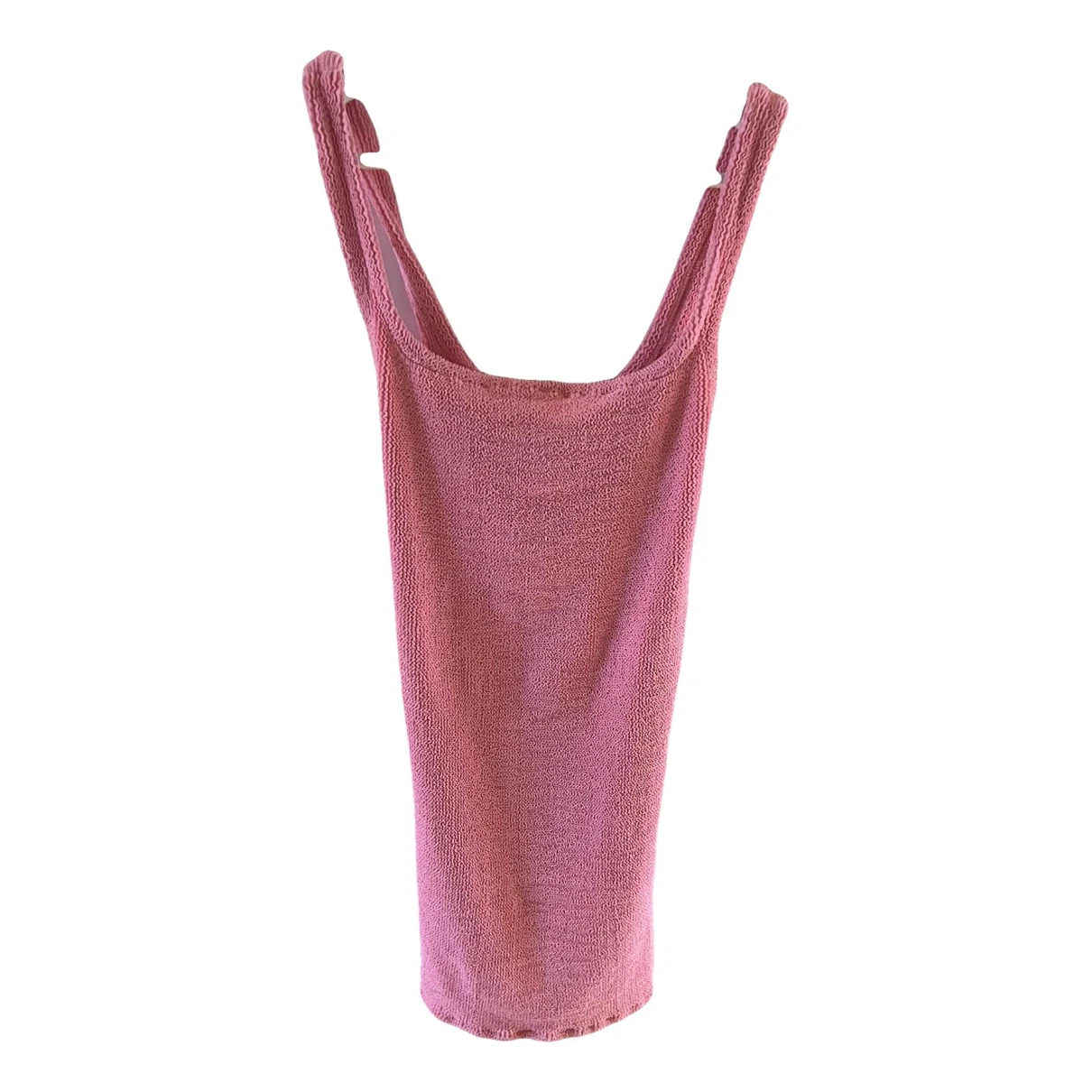 Pre-owned Hunza G Mini Dress In Pink