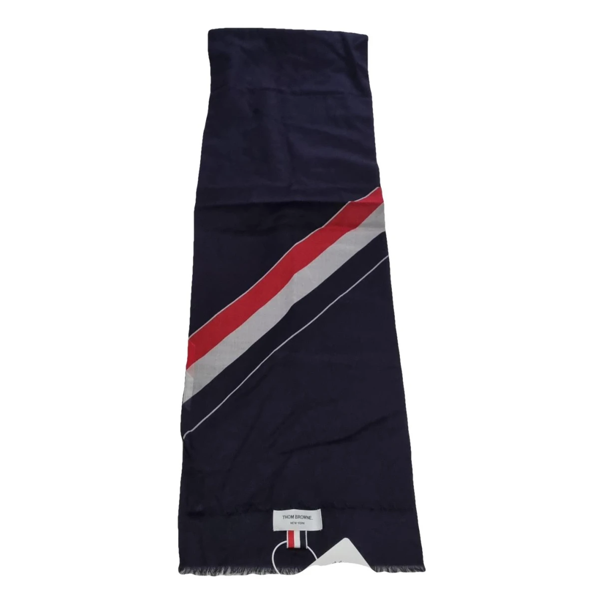 Pre-owned Thom Browne Scarf & Pocket Square In Multicolour