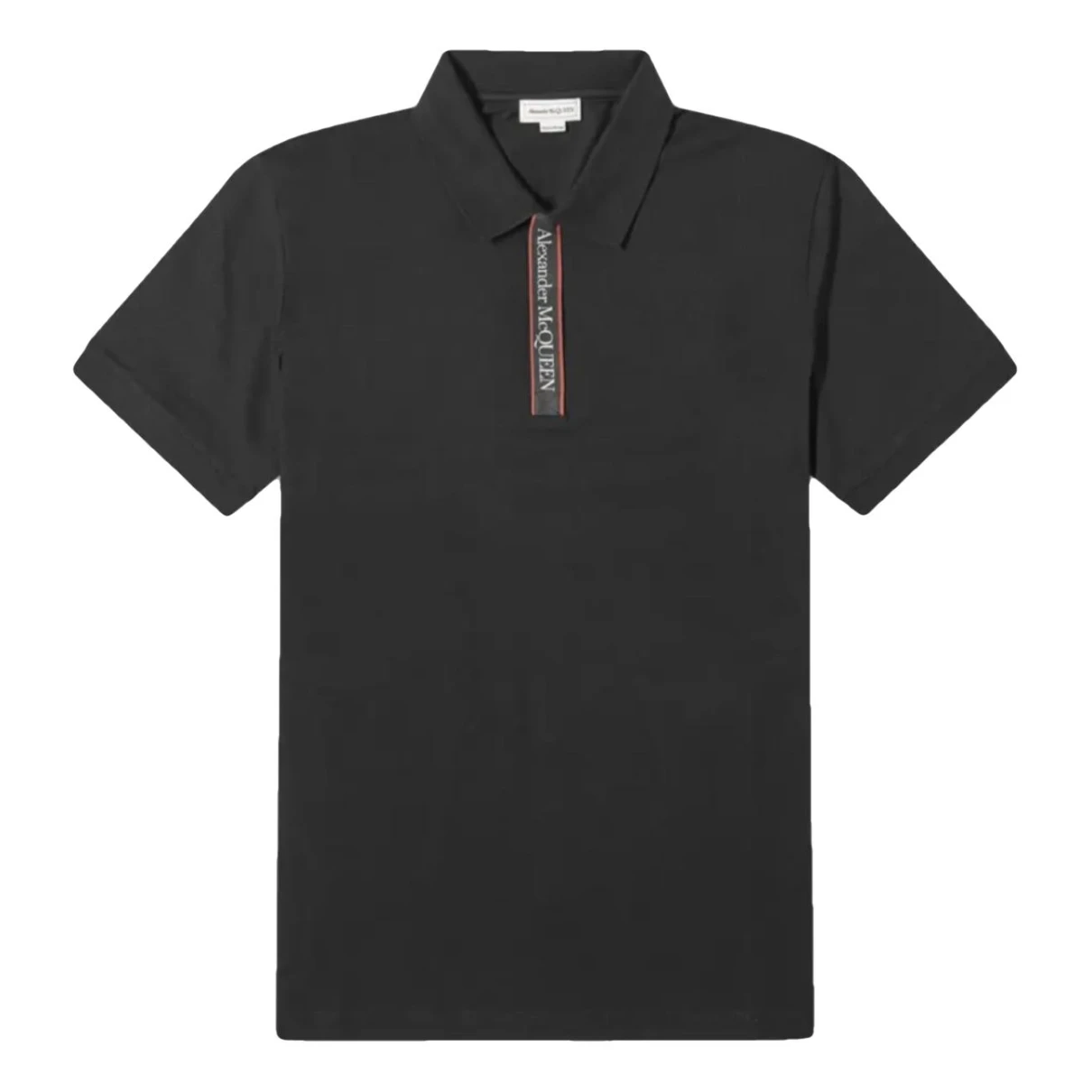 Pre-owned Alexander Mcqueen Polo Shirt In Black
