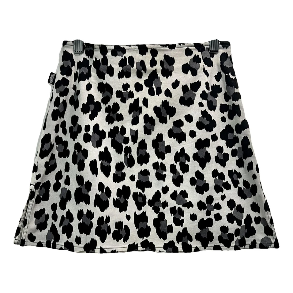 Pre-owned Moschino Mini Skirt In Grey