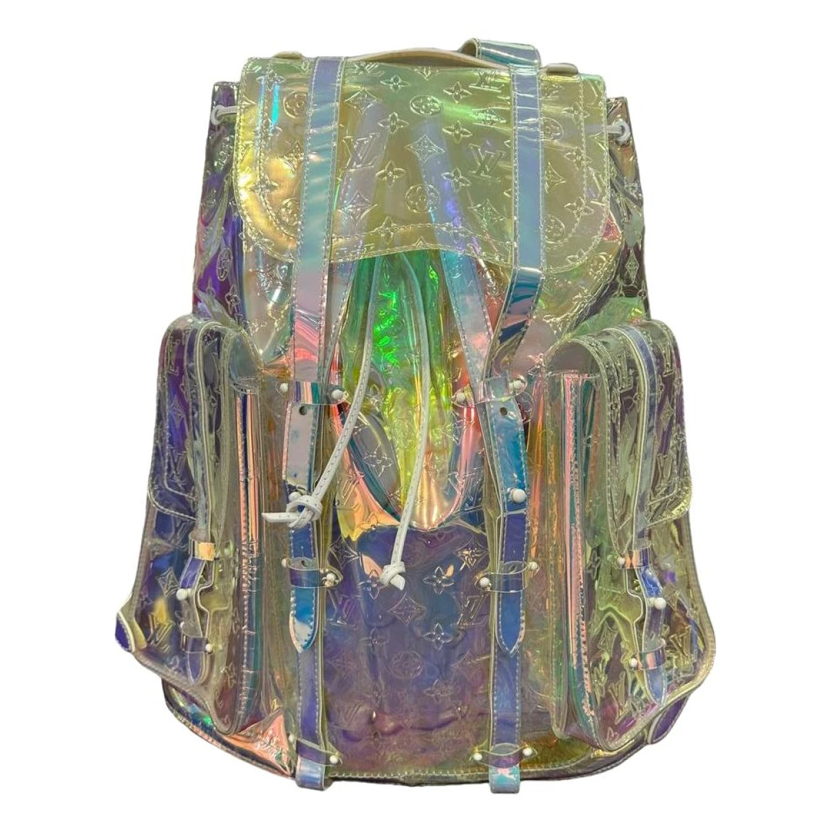 Pre-owned Louis Vuitton Christopher Backpack Bag In Multicolour
