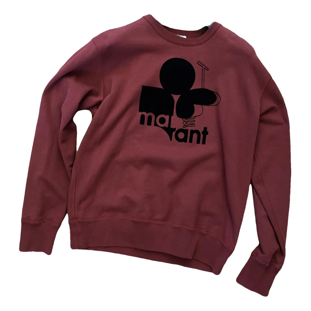 Pre-owned Isabel Marant Sweatshirt In Burgundy