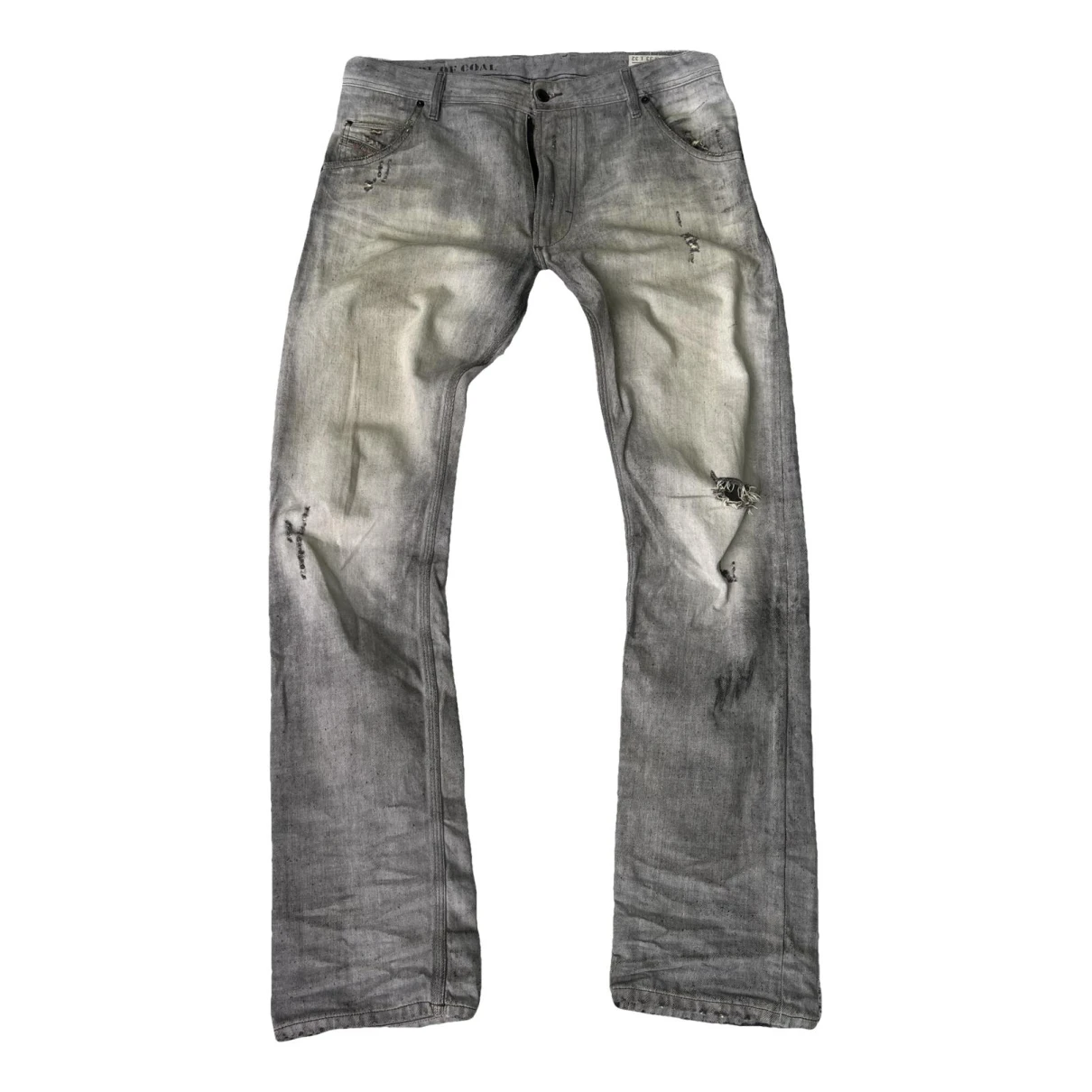 Pre-owned Diesel Trousers In Grey