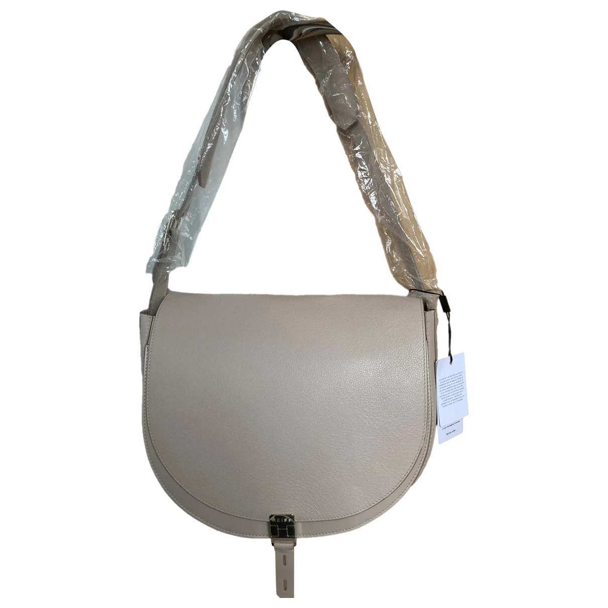 Pre-owned Reiss Leather Handbag In Beige