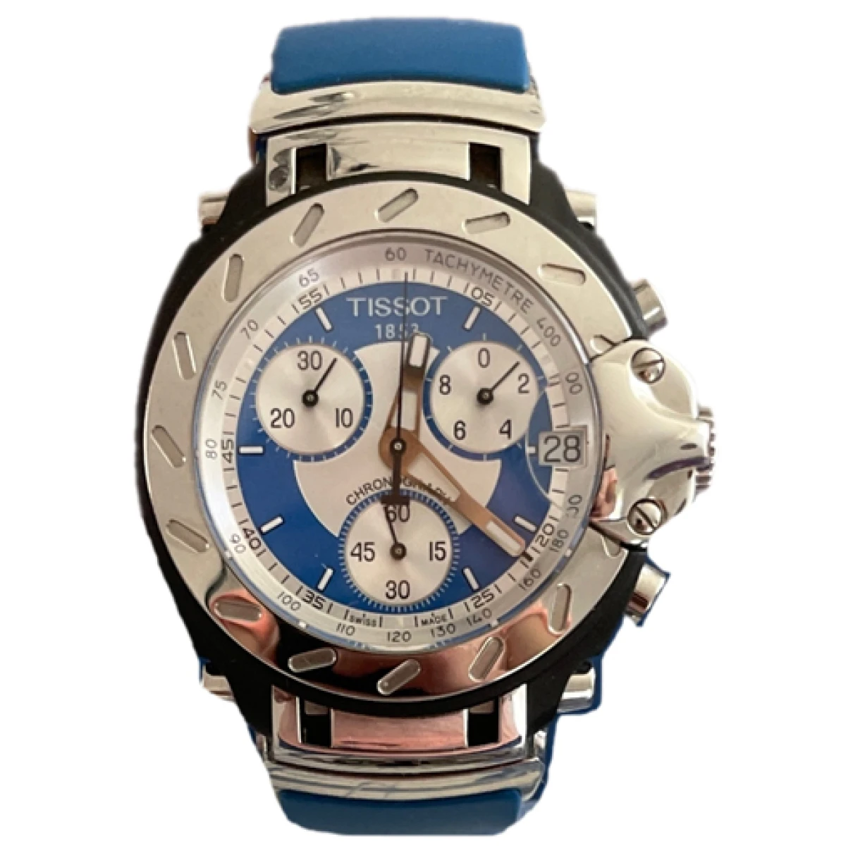 Pre-owned Tissot Watch In Blue